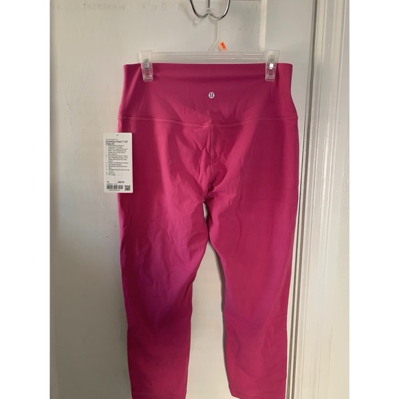 Lululemon align HR crop 23” pink lychee size 12 - Picture 4 of 4